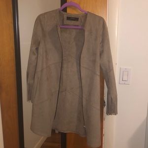 Suede fringe jacket NEVER WORN